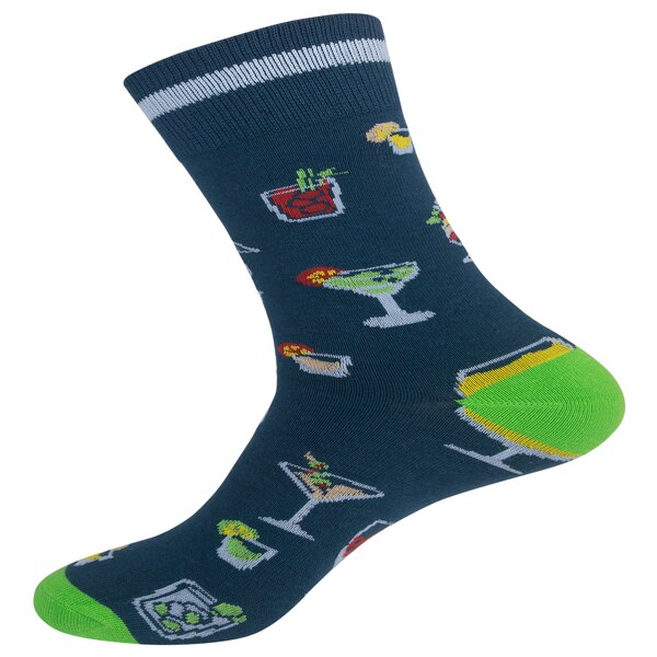 Laugh Track Cocktail Socks, 2 Pairs