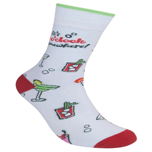 Laugh Track Cocktail Socks, 2 Pairs