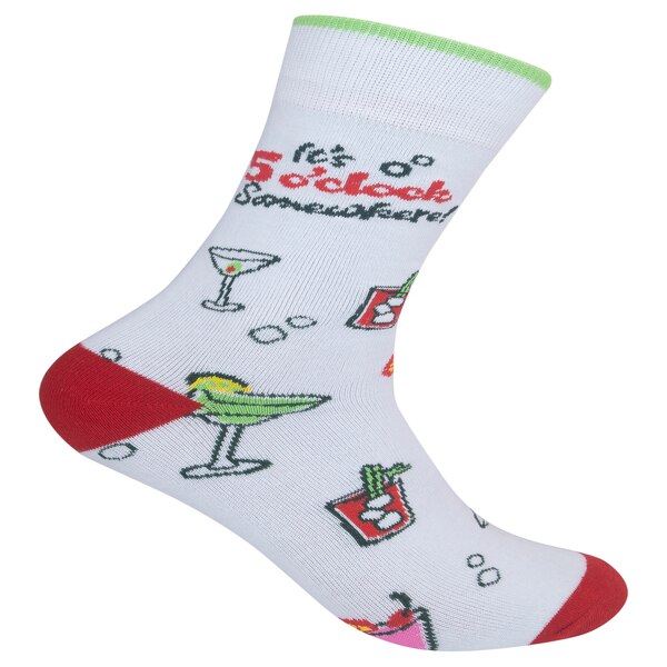 Laugh Track Cocktail Socks, 2 Pairs