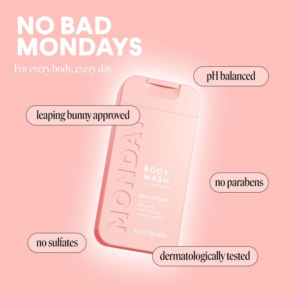 MONDAY Moisture Body Wash, 20.2 OZ