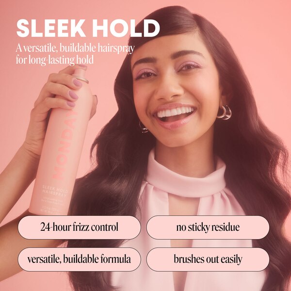 MONDAY Sleek Hold Hairspray, 10 OZ