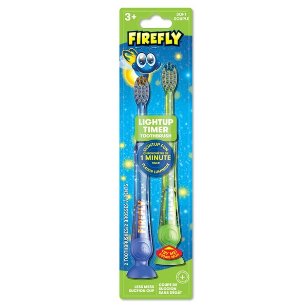 Firefly Lightup Toothbrush, 2 CT