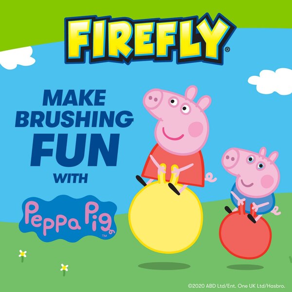 Firefly Go Light Up Timer Toothbrush, Peppa Pig, Soft Bristle
