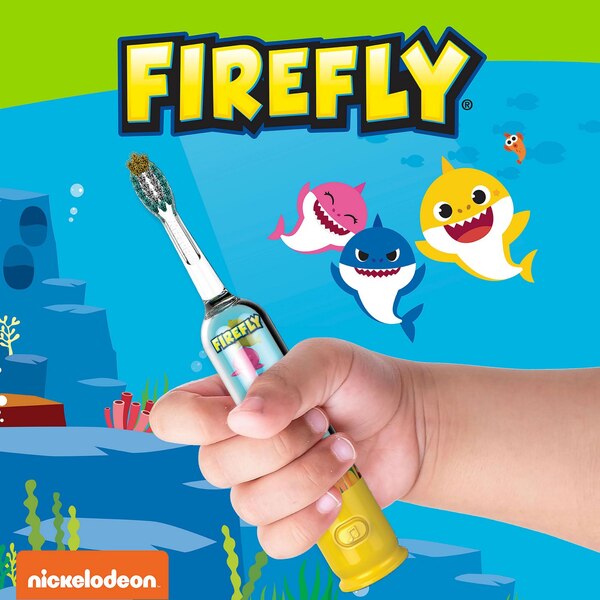 Firefly Sea N' Sound Toothbrush, Pinkfong Baby Shark, Soft