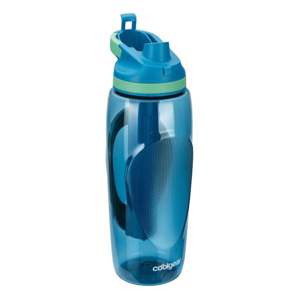 Cool Gear Gravity Chugger Sports Bottle, Blue & Green, 32 oz