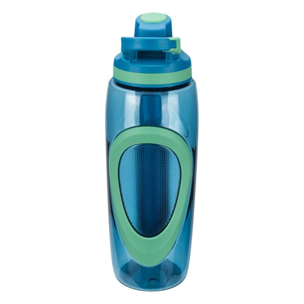 Cool Gear Gravity Chugger Sports Bottle, Blue & Green, 32 oz
