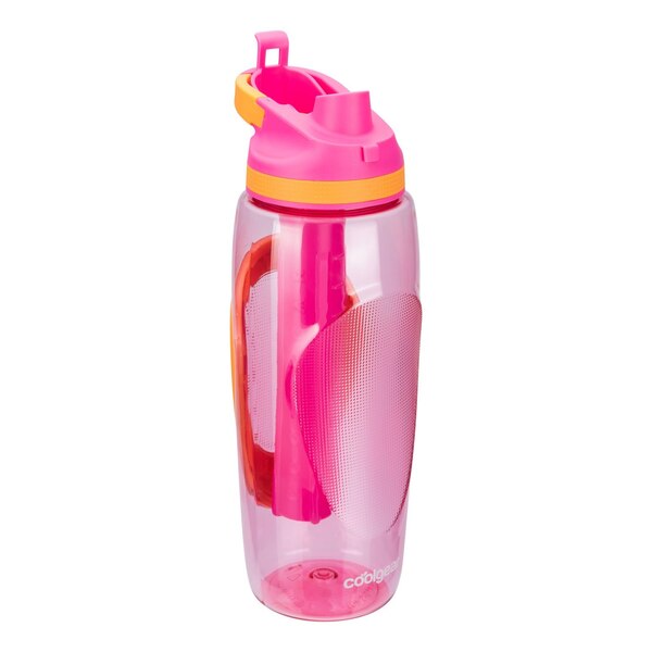 Cool Gear Gravity Chugger Sports Bottle, Pink & Orange, 32 oz