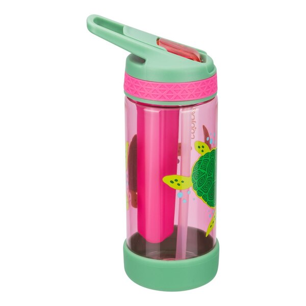 Cool Gear Turtles Sipper System Water Bottle, Assorted Colors, 16 oz