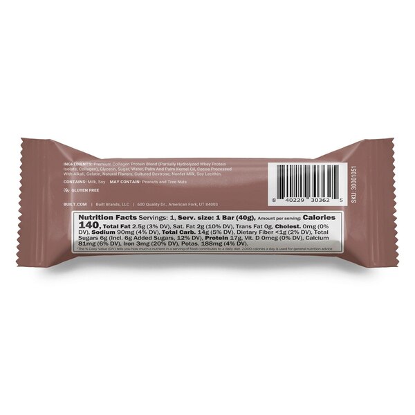 Built Brownie Batter Puffs Protein Bar, 1.41 OZ