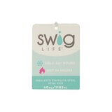 Swig Life Insulated Stainless Steel Mega Mug, Aqua Colorblock, 40 oz, thumbnail image