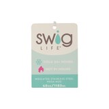 Swig Life Insulated Stainless Steel Mega Mug, Pink Colorblock, 40 oz, thumbnail image
