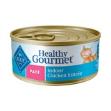 Blue Buffalo Healthy Gourmet Natural Adult Pate Wet Cat Food, Indoor Chicken Entree, 5.5 oz, thumbnail image