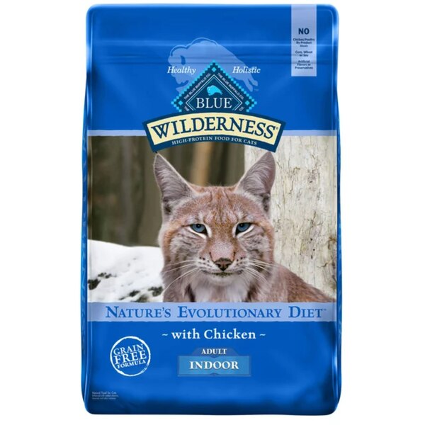 Blue Wilderness Nature's Evolutionary Diet Adult Dry Cat Food, Chicken, 2 lb