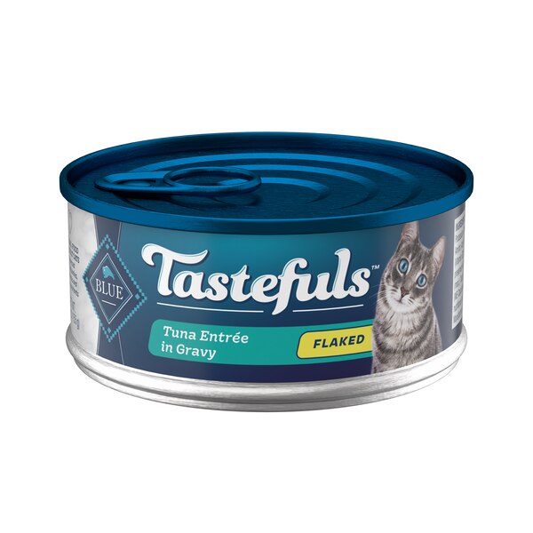 BLUE Buffalo Tastefuls Natural Tender Morsels Wet Cat Food, Tuna Entrée, 5.5 oz