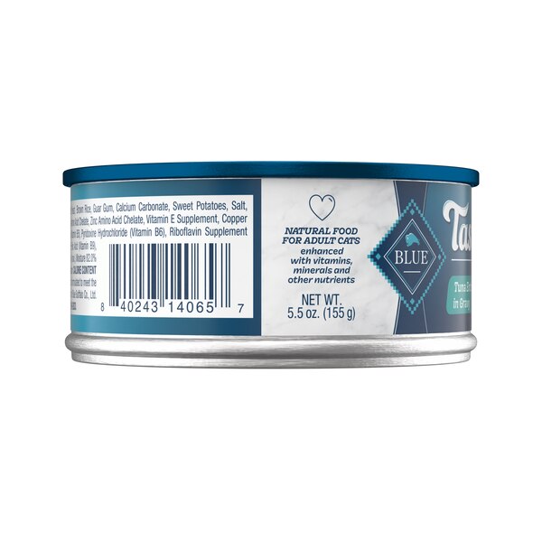 BLUE Buffalo Tastefuls Natural Tender Morsels Wet Cat Food, Tuna Entrée, 5.5 oz