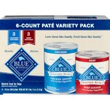 Blue Buffalo Homestyle Recipe Adult Variety Wet Dog Food, Chicken & Beef, 6 ct, thumbnail image