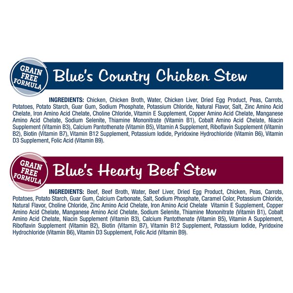 Blue Buffalo Homestyle Recipe Adult Variety Wet Dog Food, Chicken & Beef, 6 ct
