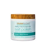 Raw Sugar Daily Micro Scrub Salt Polish, Shea + Rice Flower, 15 OZ, thumbnail image