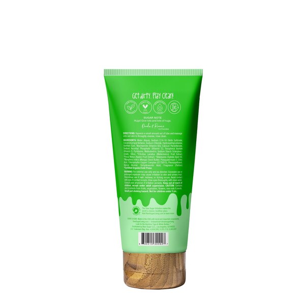 Raw Sugar Kids Slime Goo Bath and Body Wash, Watermelon Apple, 6 OZ