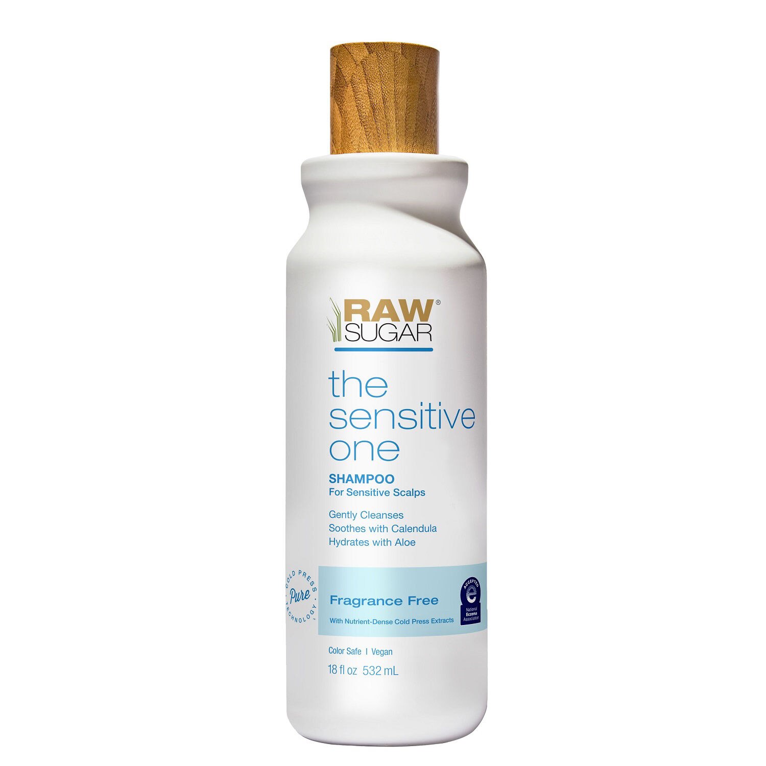 Raw Sugar The Sensitive One Shampoo, 18 OZ