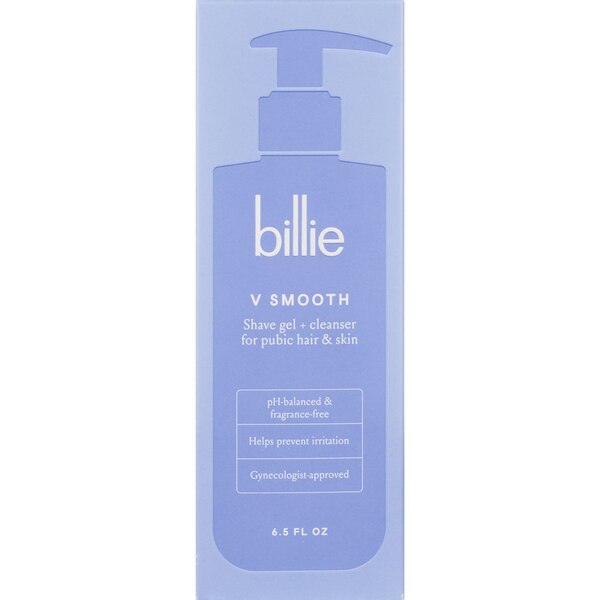 Billie V Smooth Cleansing & Shaving Gel, 6.5 OZ