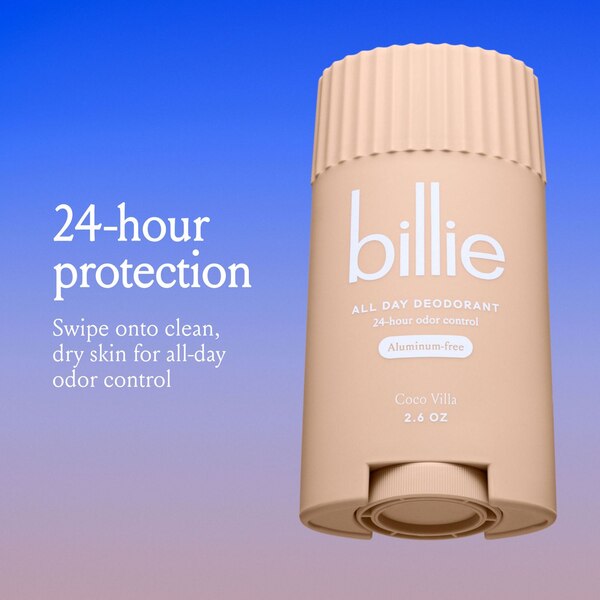 Billie All-Day Deodorant, Coco Villa, 2.6 OZ