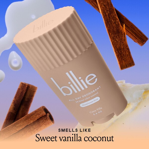 Billie All-Day Deodorant, Coco Villa, 2.6 OZ