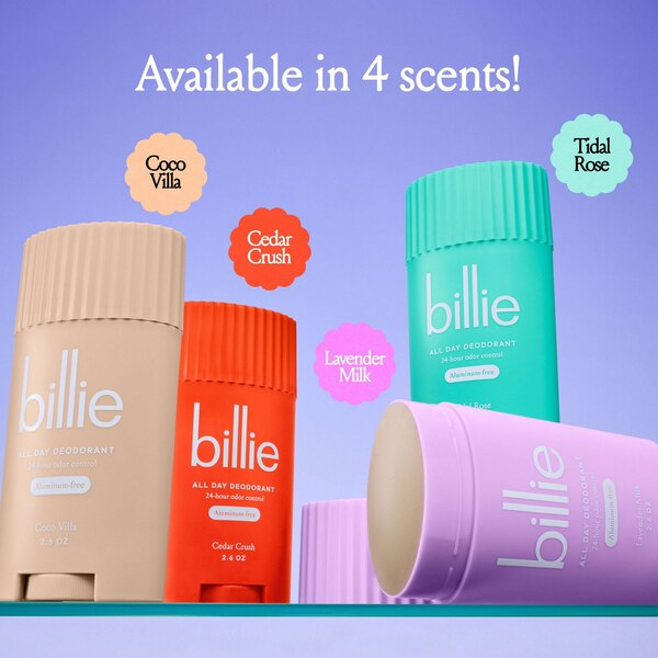Billie All-Day Deodorant, Coco Villa, 2.6 OZ