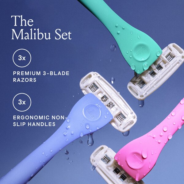 Billie The Malibu Set Disposable Razor, 3 CT