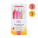 Billie The Sunburst Set Disposable Razor 3 CT, thumbnail image