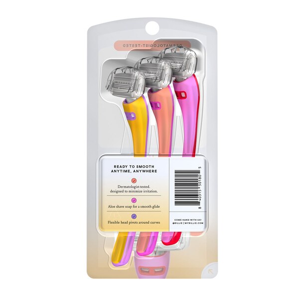 Billie The Sunburst Set Disposable Razor 3 CT