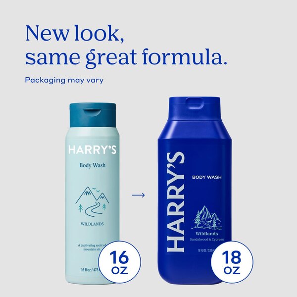Harry's Body Wash, Wildlands, 18 OZ