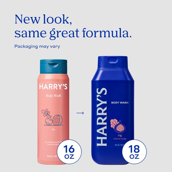 Harry's Body Wash, Fig, 18 OZ