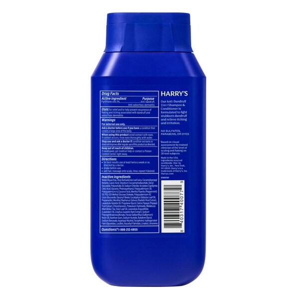 Harry's Extra-Strength Anti-Dandruff 2-in-1 Shampoo & Conditioner