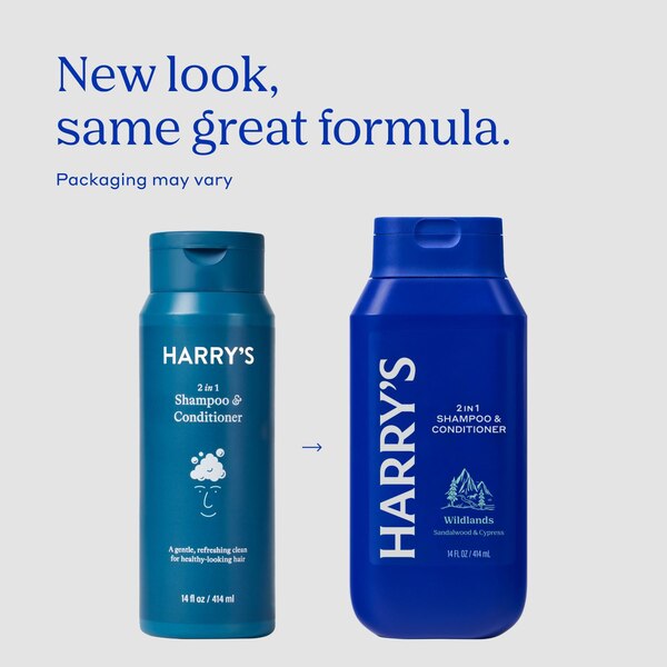 Harry's 2-in-1 Shampoo & Conditioner, Wildlands, 14 OZ