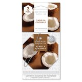 Scentworx Auto Air Freshener Hangers, Vanilla Coconut, 3 ct, thumbnail image
