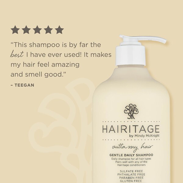Hairitage Outta My Hair Gentle Daily Shampoo, 13 OZ