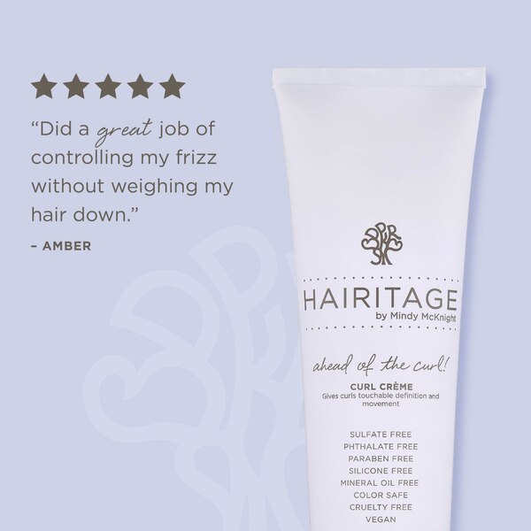 Hairitage Ahead of the Curl! Curl Creme, 6 OZ