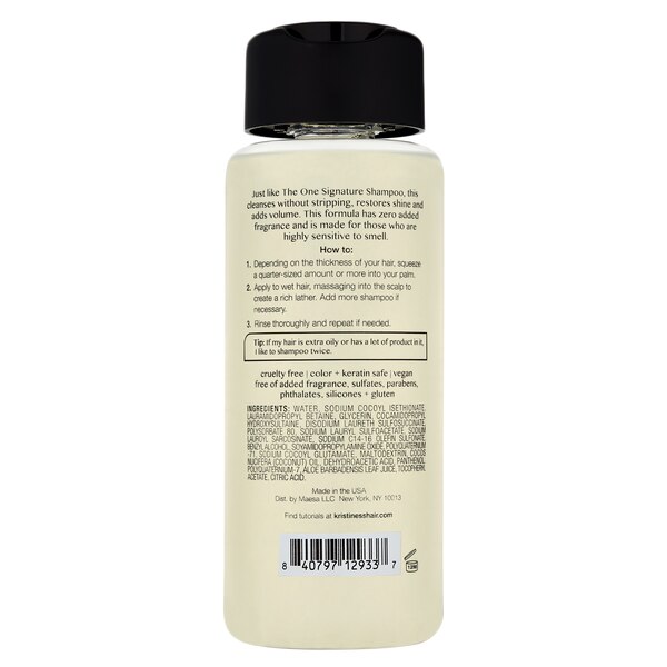 Kristin Ess Fragrance Free Daily Cleansing Shampoo, 10 OZ