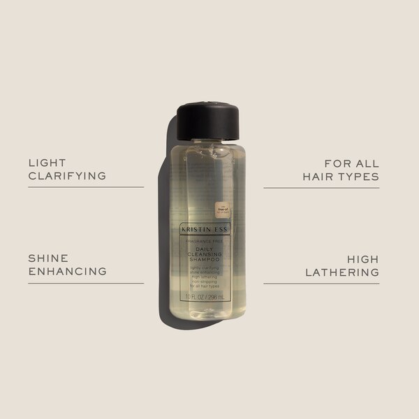 Kristin Ess Fragrance Free Daily Cleansing Shampoo, 10 OZ