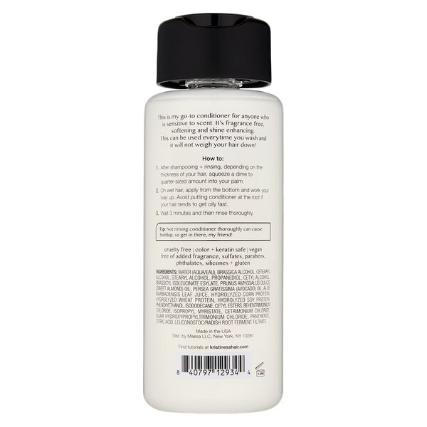 Kristin Ess Fragrance Free Conditioner, 10 OZ