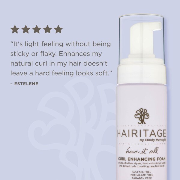 Hairitage Have It All Curl Enhancing Foam, 5 OZ