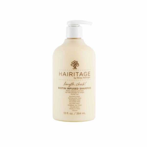 Hairitage Length Check Biotin Infused Shampoo, 13 OZ