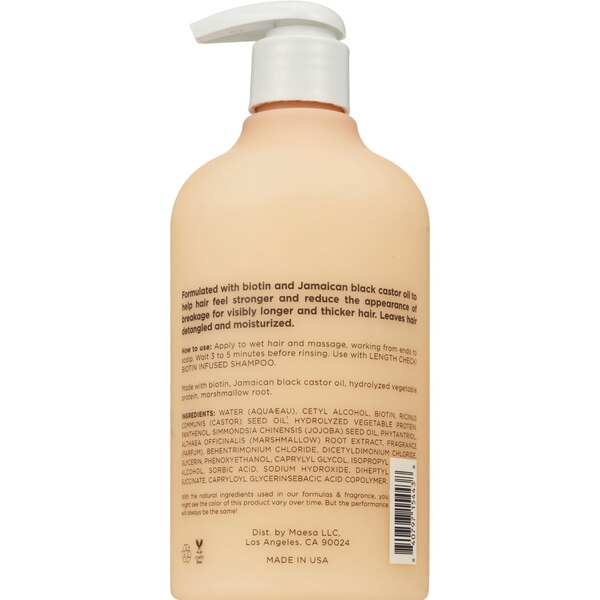 Hairitage Length Check Biotin Infused Conditioner. 13 OZ