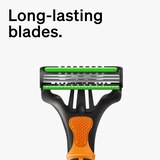 Schick Men's Xtreme Face & Body 3-Blade Disposable Razors, 4 CT, thumbnail image