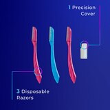 Schick Hydro Silk Touch-Up Multipurpose Razors, 3 CT, thumbnail image