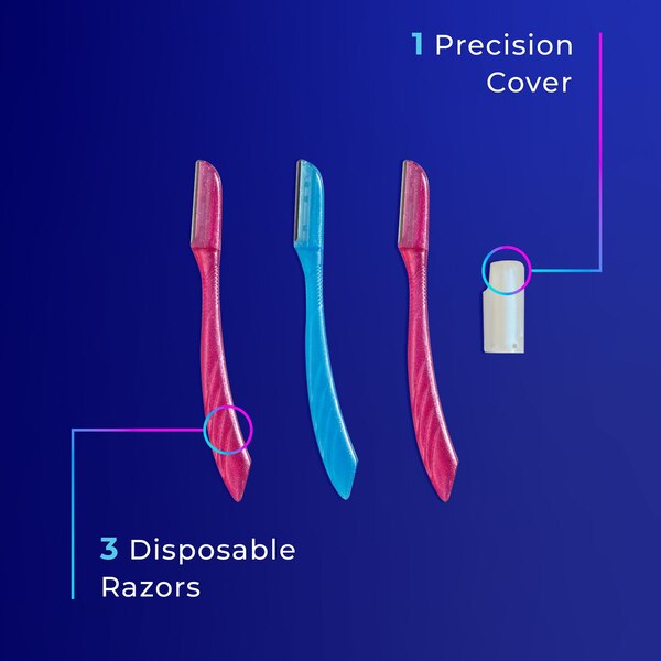 Schick Hydro Silk Touch-Up Multipurpose Razors, 3 CT