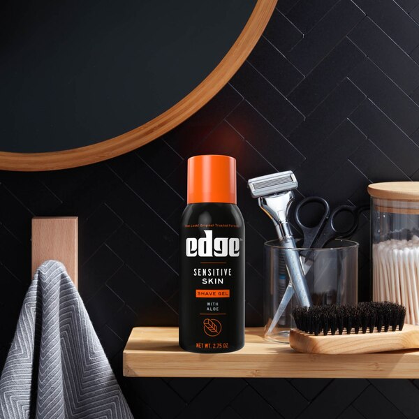 Edge Sensitive Skin Shave Gel with Aloe, 2.75 OZ