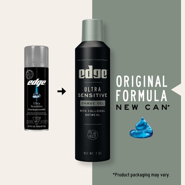 Edge Ultra Sensitive Shave Gel, 7 OZ