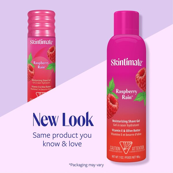 Skintimate Moisturizing Shave Gel, Raspberry Rain, 2.75 OZ